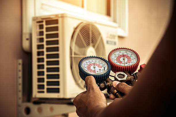 Professional Ductwork Repair technician working in Taylorsville, MS